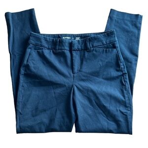 Old Navy high rise pixies size 2 never fade black pockets zipper hook and loop